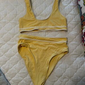 Stone Fox Swim Yellow Bikini Set